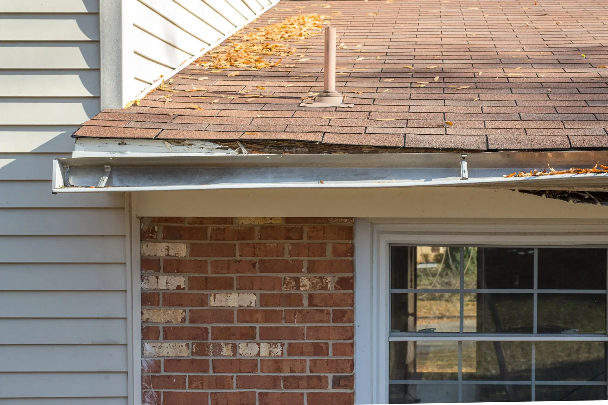 Damaged Gutter Replacement